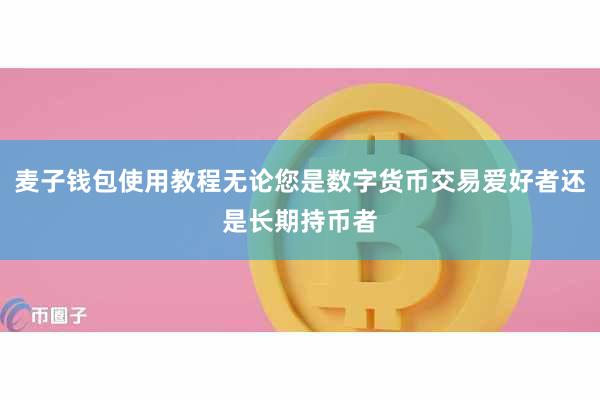 麦子钱包使用教程无论您是数字货币交易爱好者还是长期持币者