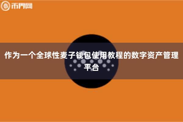 作为一个全球性麦子钱包使用教程的数字资产管理平台