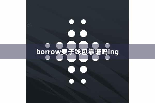 borrow麦子钱包靠谱吗ing